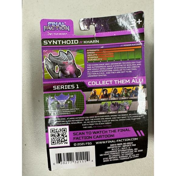 Final Faction Kharn Synthoid & Drone Series 1 Hive Class Action Figure NIP - Picture 5 of 6